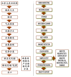 Conventional Soybean Process Flow Chart